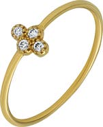 Bony Levy Petite Flower Diamond Ring - 0.05ct.
