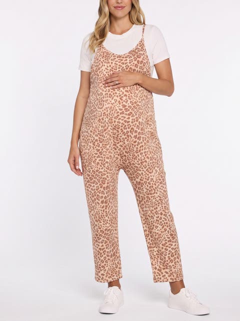 Sleeveless Relaxed Fit Maternity Jumpsuit