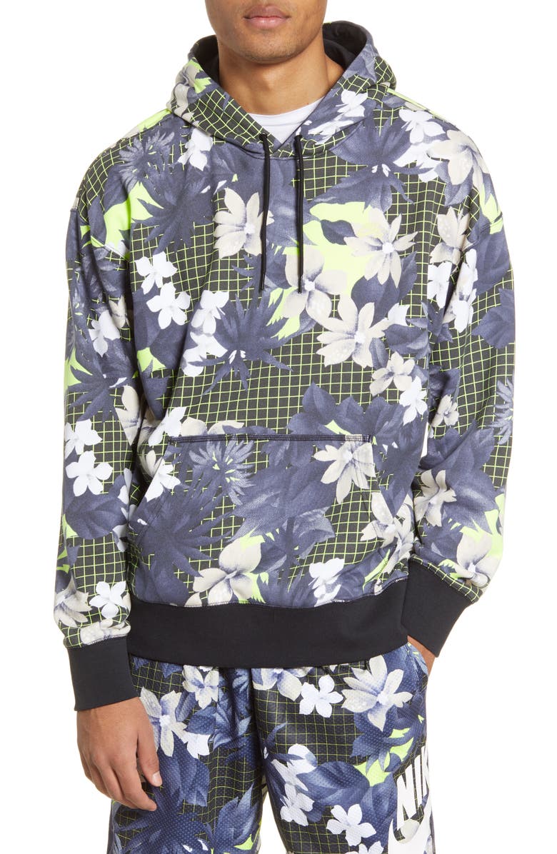 Nike SB Paradise Floral Print Hoodie, Main, color,