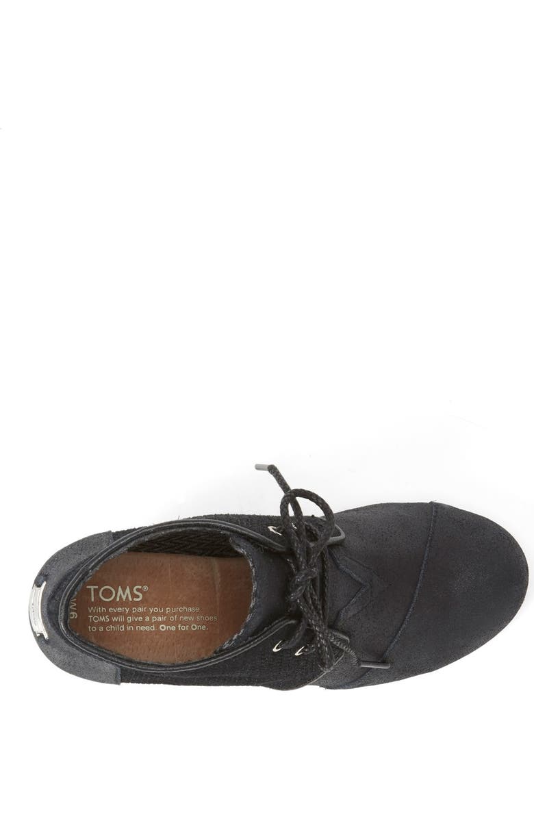 TOMS 'Desert' Wedge Bootie, Alternate, color,