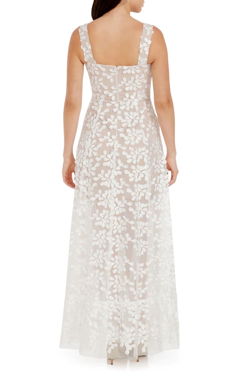 Anabel Semisheer Sweetheart Neck Gown