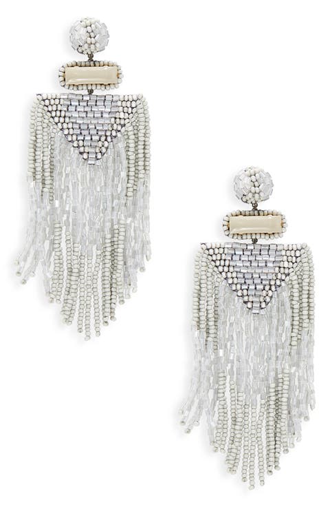 Beaded Tassel Earrings
