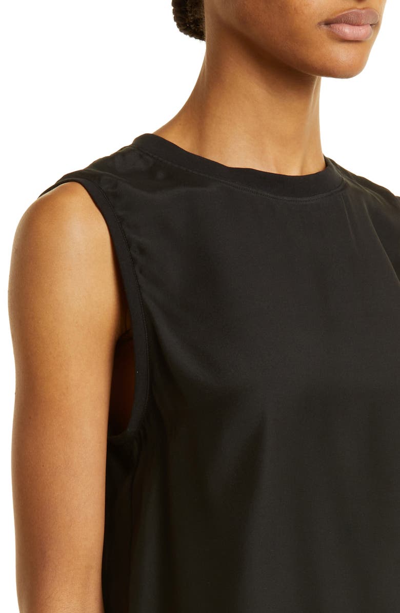 ATM Anthony Thomas Melillo Silk Muscle Top, Alternate, color, Black