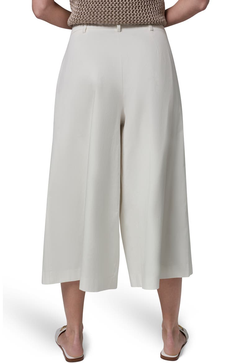 Pleated Crop Wide Leg Pants, Alternate, color, CREAM