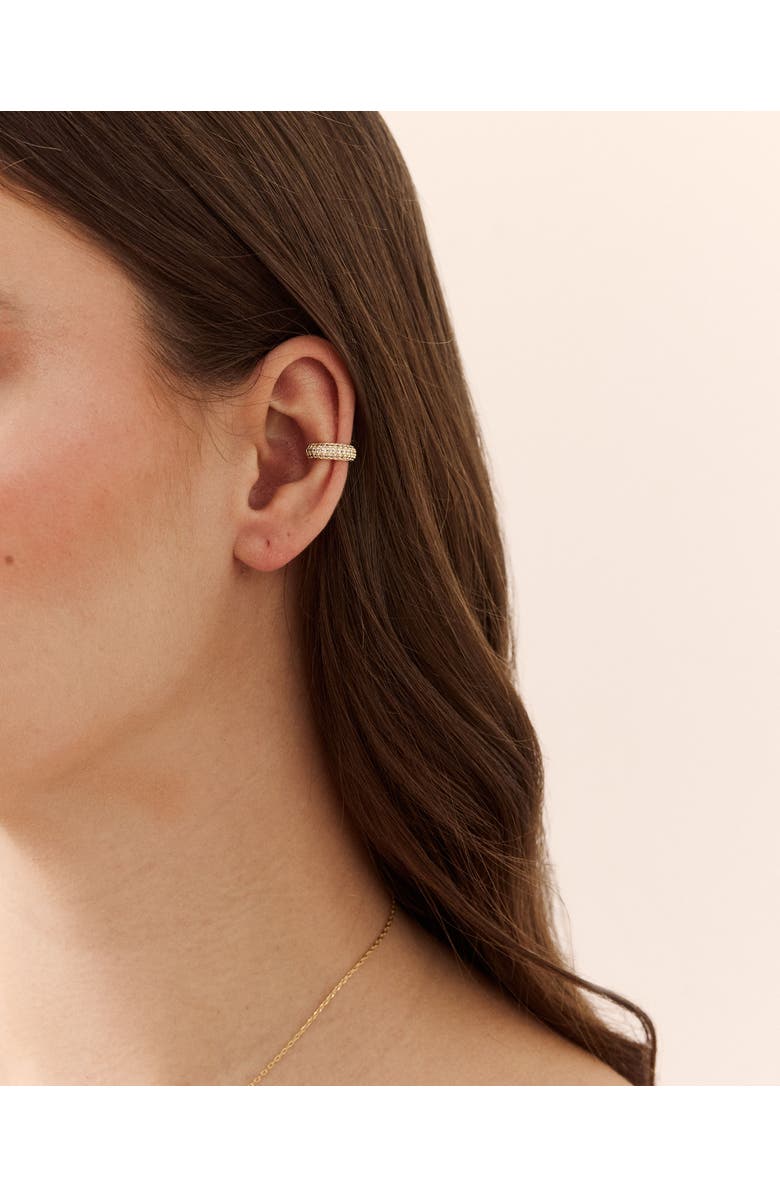 Electric Picks Demi Cuff Earring, Alternate, color, Yellow Gold