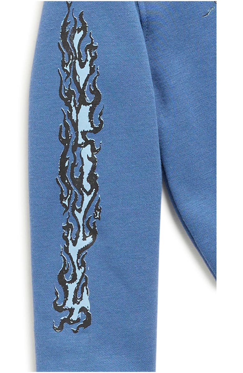 Vans Kids' Inferno Zip-Up Graphic Hoodie, Alternate, color, True Navy