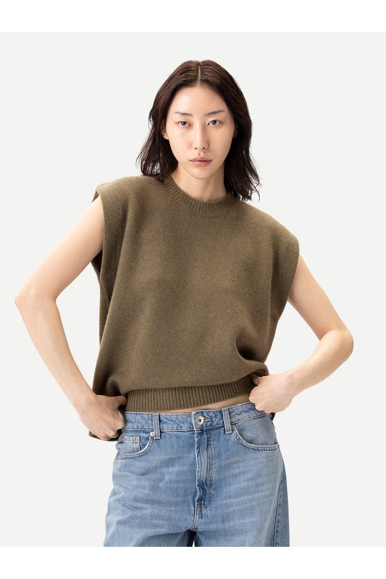 Cashmere Crewneck Twin Set, Alternate, color, aloe