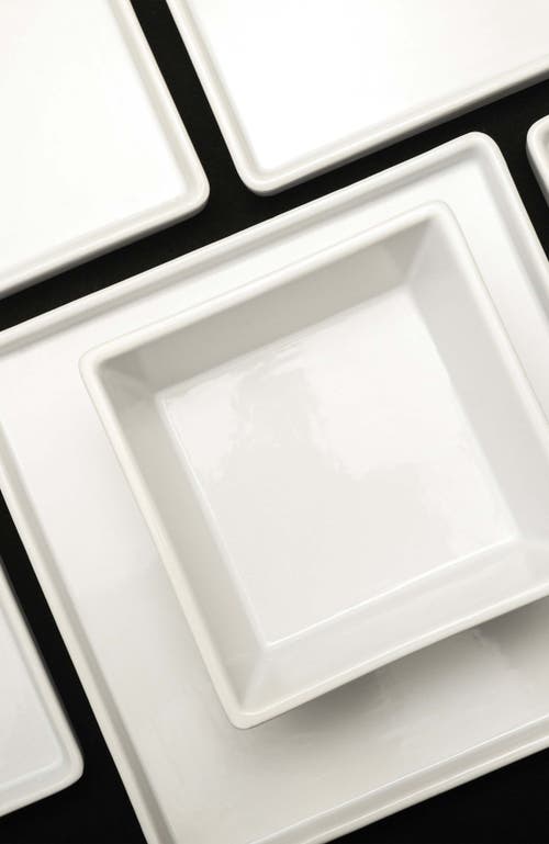 Stone Lain Grace Stoneware 12-piece Dinnerware Set In White