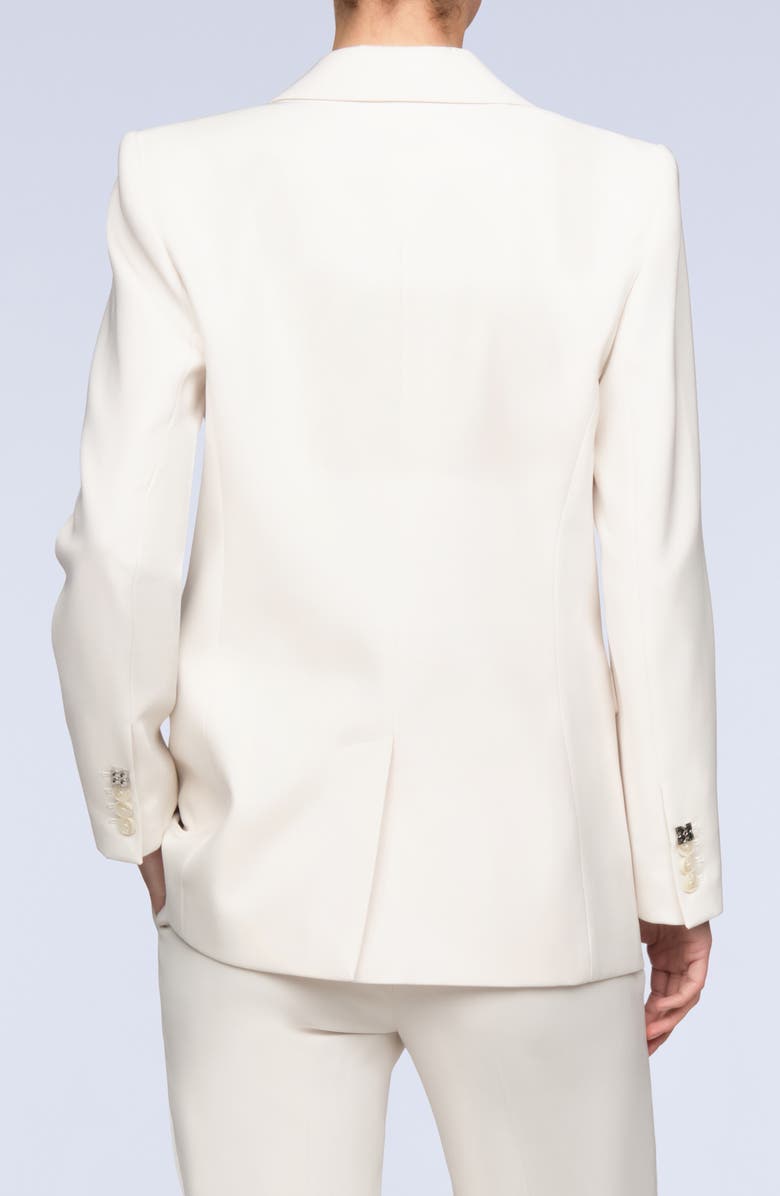 BCBGMAXAZRIA Amanda Blazer, Alternate, color, Gardenia