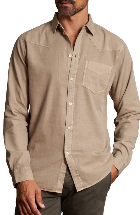 Ross Heritage Twill Button-Up Shirt