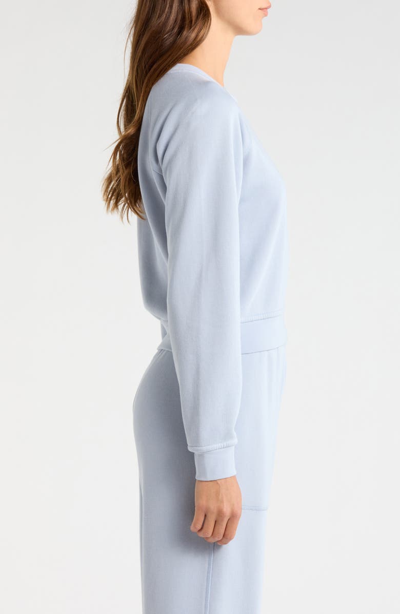 Lunya Silksweats Reversible Sweatshirt, Alternate, color, Welkin Blue