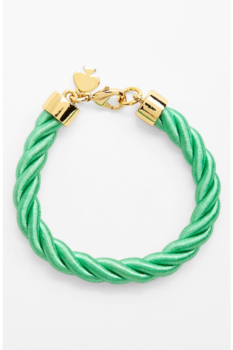 'learn the ropes' cord bracelet, Alternate, color, BUD GREEN/ GOLD