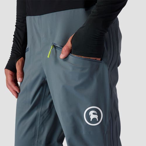 Backcountry Gore-tex Windstopper Hybrid Touring Bib Pant In Gray