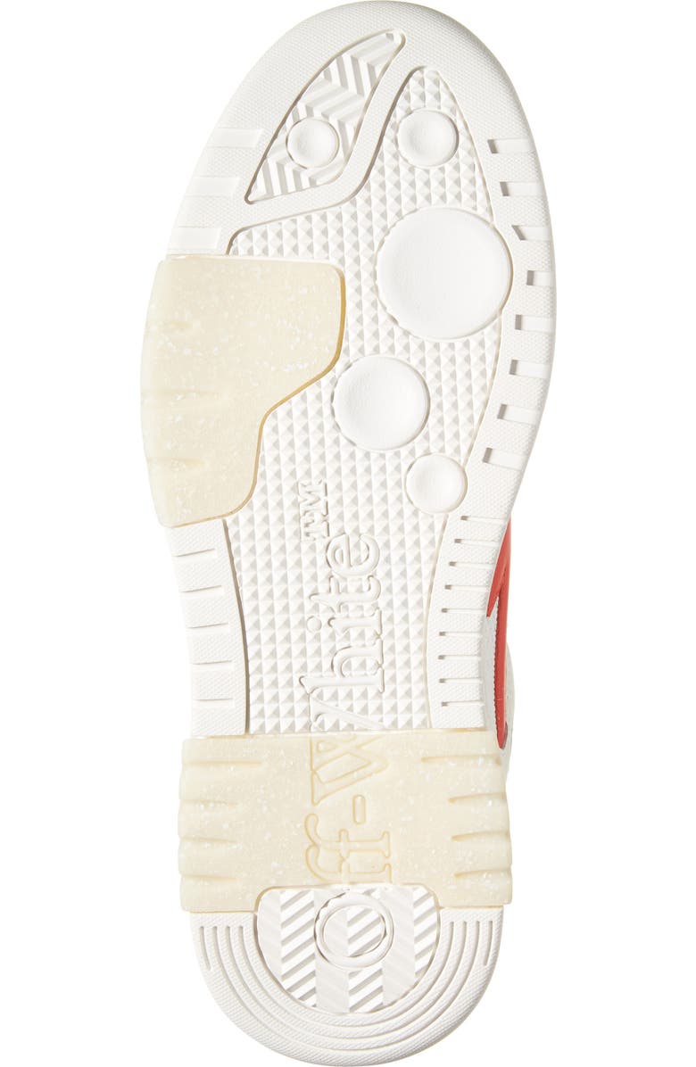 Off-White Slim Out of Office Sneaker, Alternate, color, White - Red