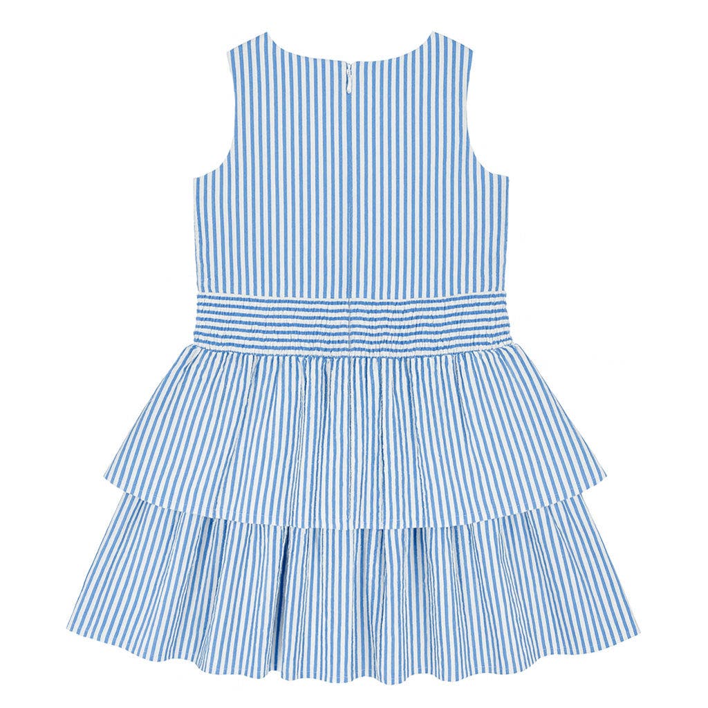 Florence Eiseman Seersucker Dress with Waist Ruching | Nordstrom