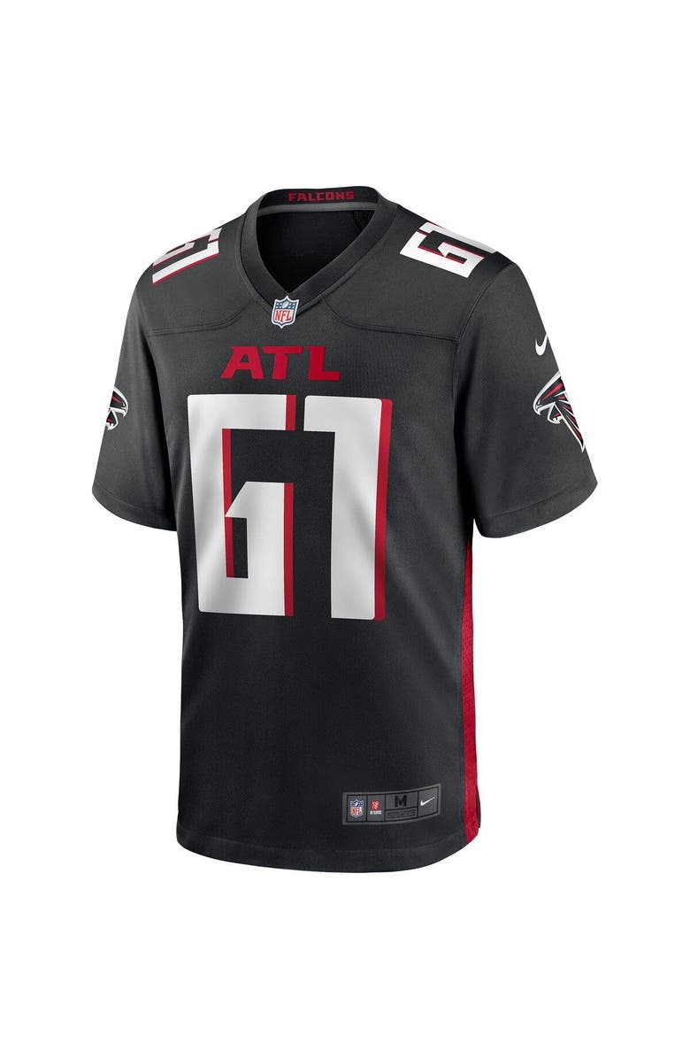 Nike Men's Nike Matt Hennessy Black Atlanta Falcons Player Game Jersey, Alternate, color, 