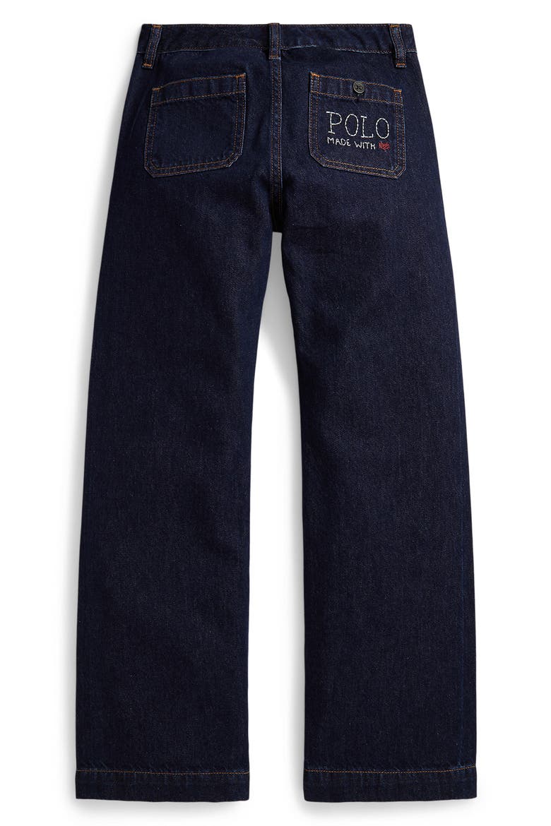 Kids' Flare Leg Jeans, Alternate, color, BLUE