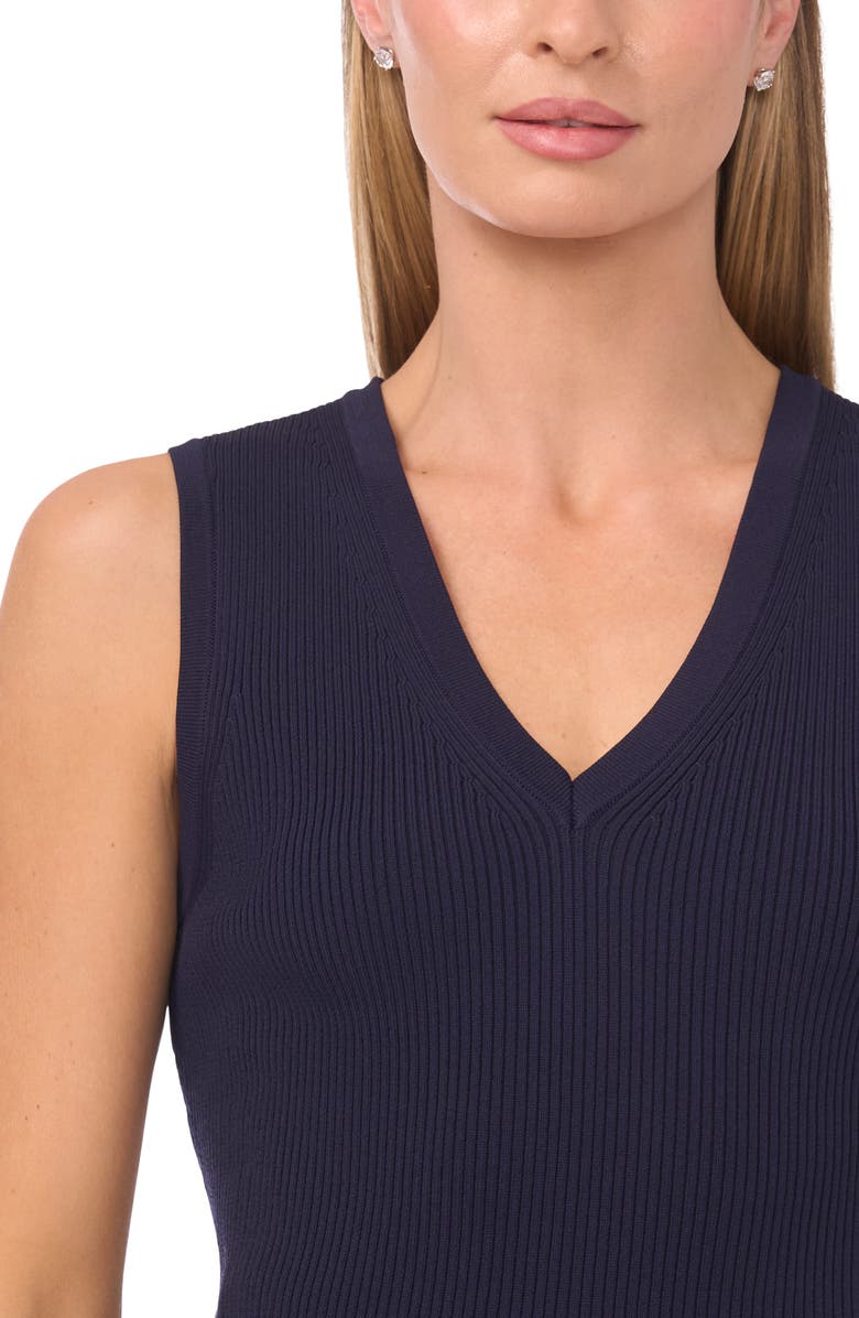 Halogen<sup>®</sup> Rib Knit Sleeveless Sweater, Alternate, color, Baritone Blue