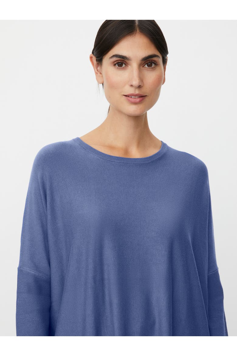 Mafanasi Round Neck Oversized Top, Alternate, color, Gray Blue