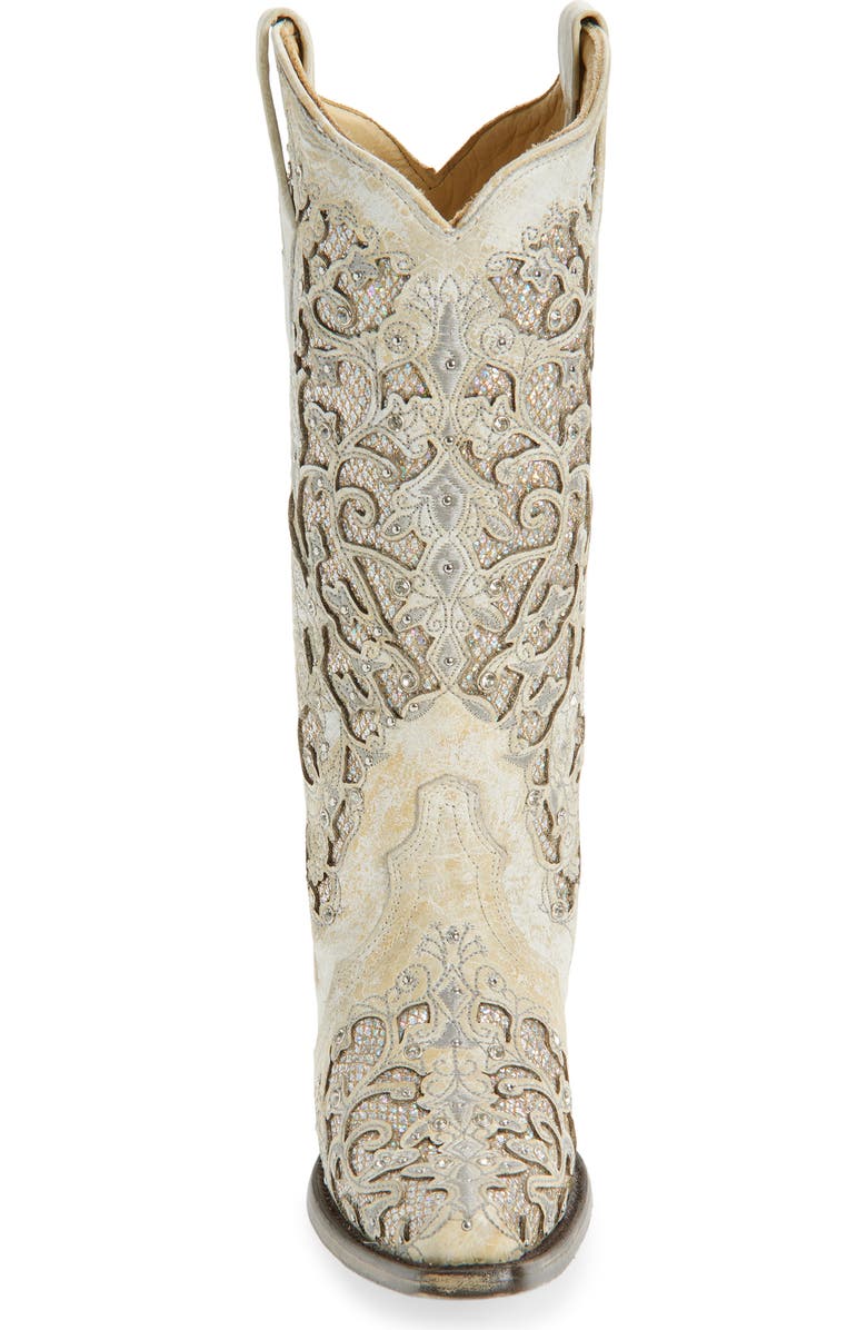CORRAL Glitter Mid Calf Western Boot, Alternate, color,