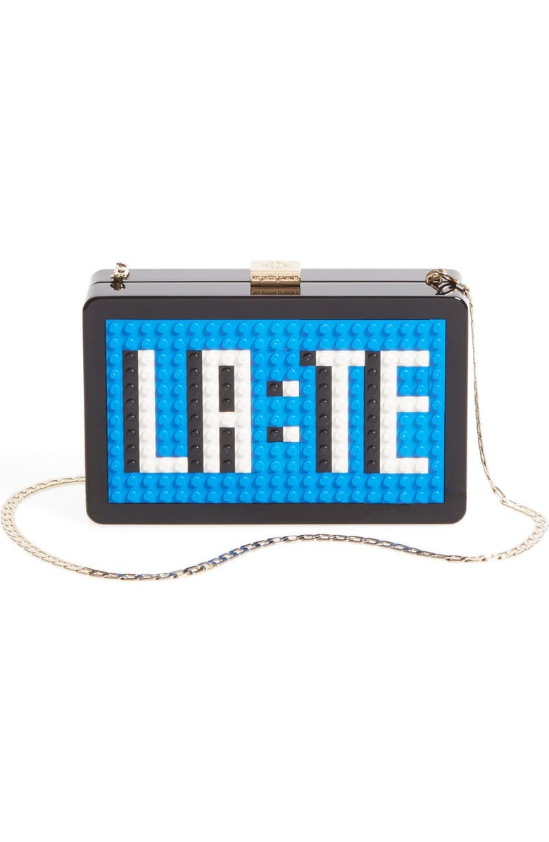 Mira Mikati 'Late' Box Clutch, Main, color,