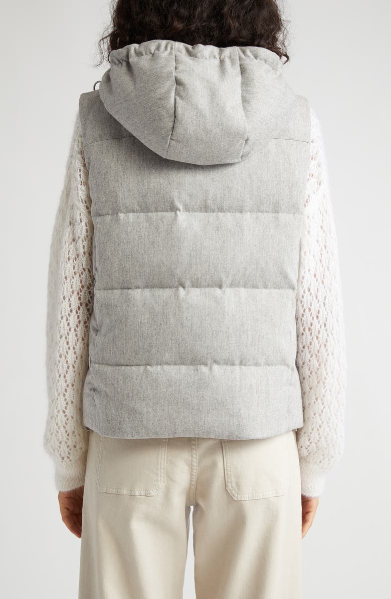 Eleventy Quilted Down Vest with Removable Hood, Alternate, color,