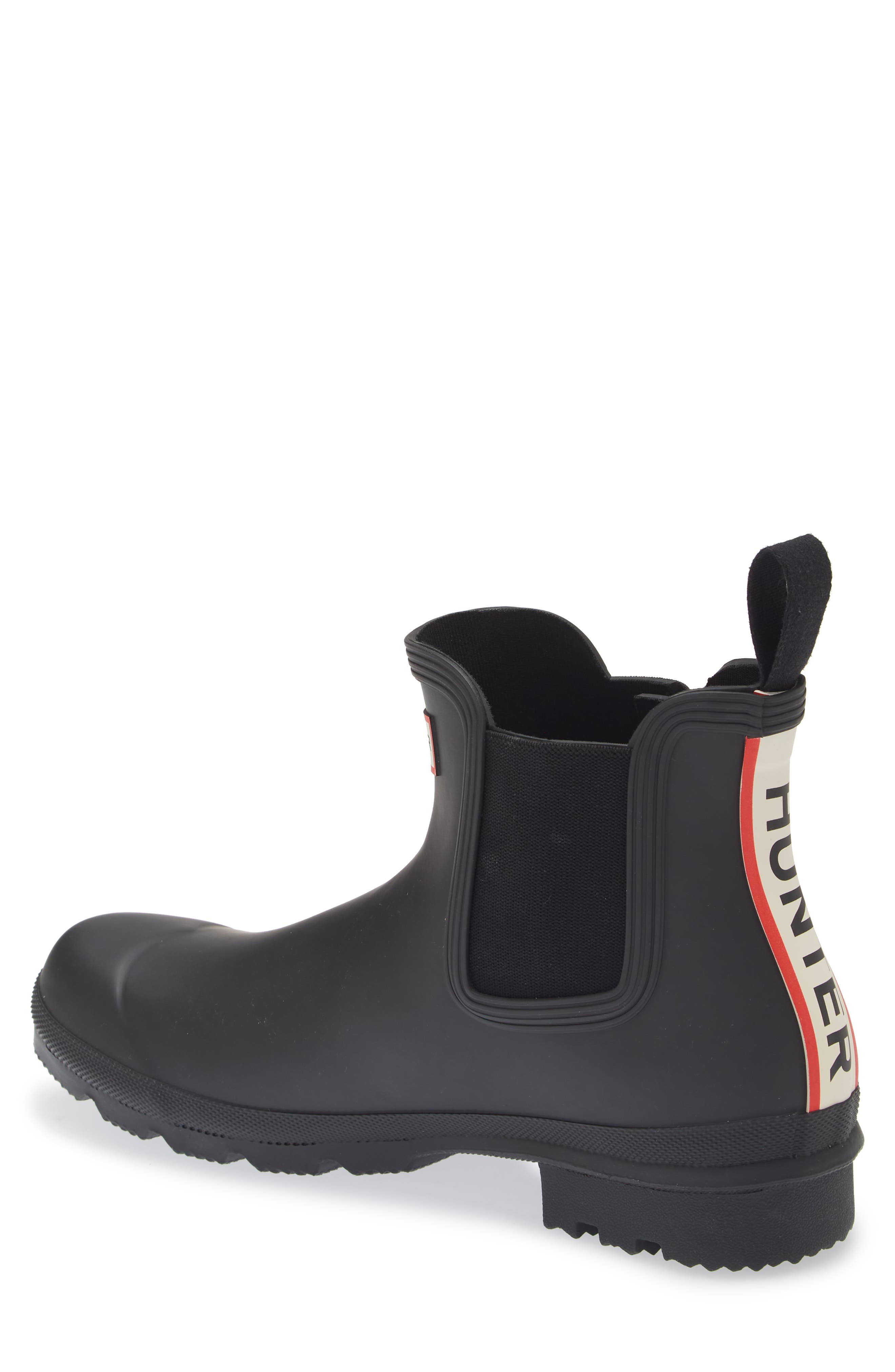 Original Waterproof Chelsea Hunter Boot, Alternate, color, BLACK