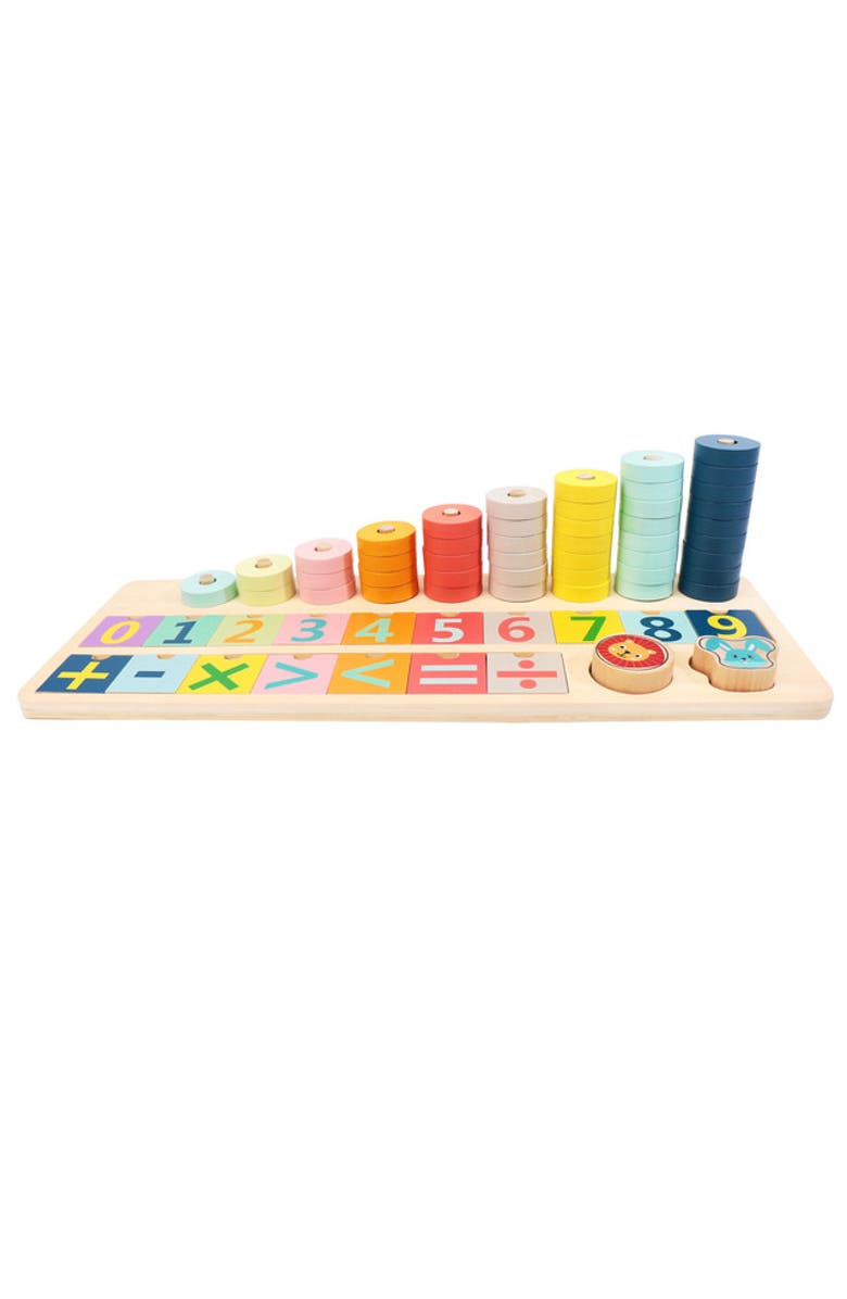 Leo & Friends Shape and Number Sorter, Shape and Number Counting Puzzle for Children, Main, color, Yellow