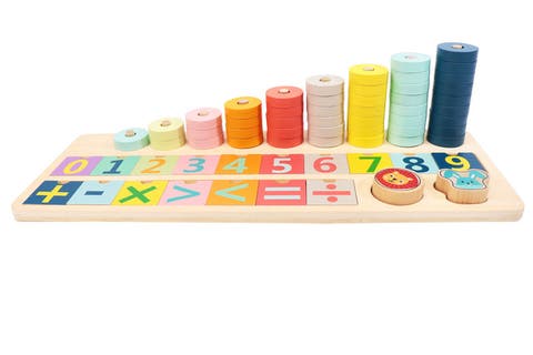 Shape and Number Sorter, Shape and Number Counting Puzzle for Children