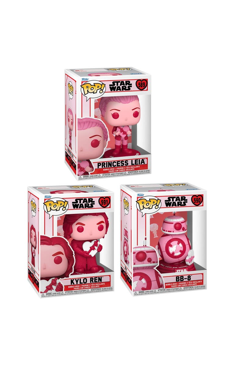 Funko POP! Star Wars Valentiens Season 3 Collectors Figure Set, Alternate, color, Red