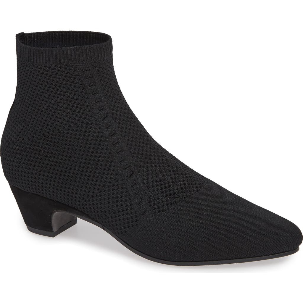 Eileen Fisher Purl Stretch-knit Fabric Booties
