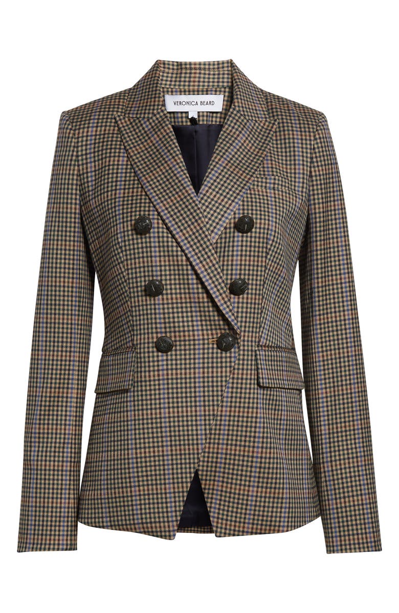 Veronica Beard Miller Dickey Jacket, Main, color, Russet Multi