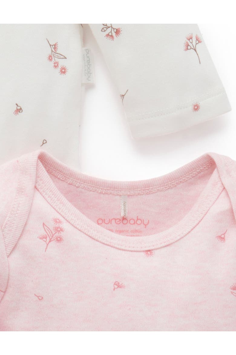 2 Pack Long Sleeve Bodysuit, Alternate, color, Pale Pink Blossom Pack