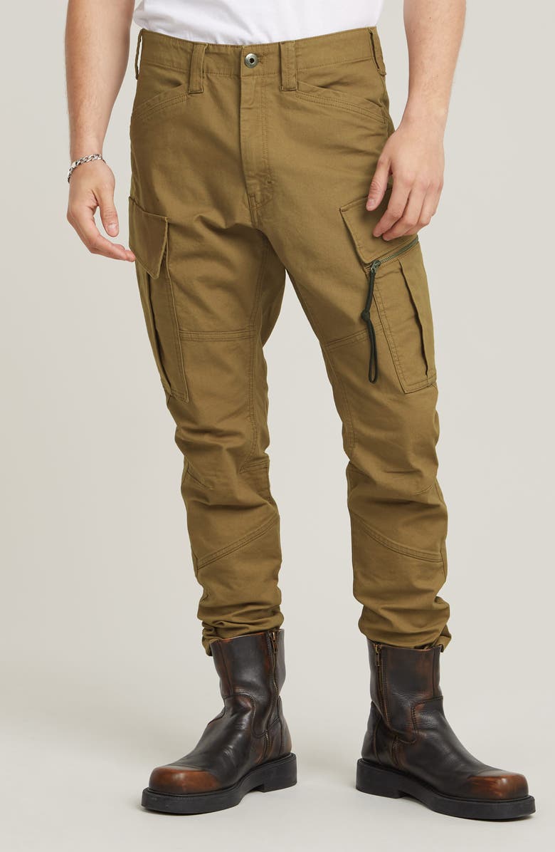 G-STAR Zip 3D Skinny Stretch Cotton Cargo Pants, Main, color, 