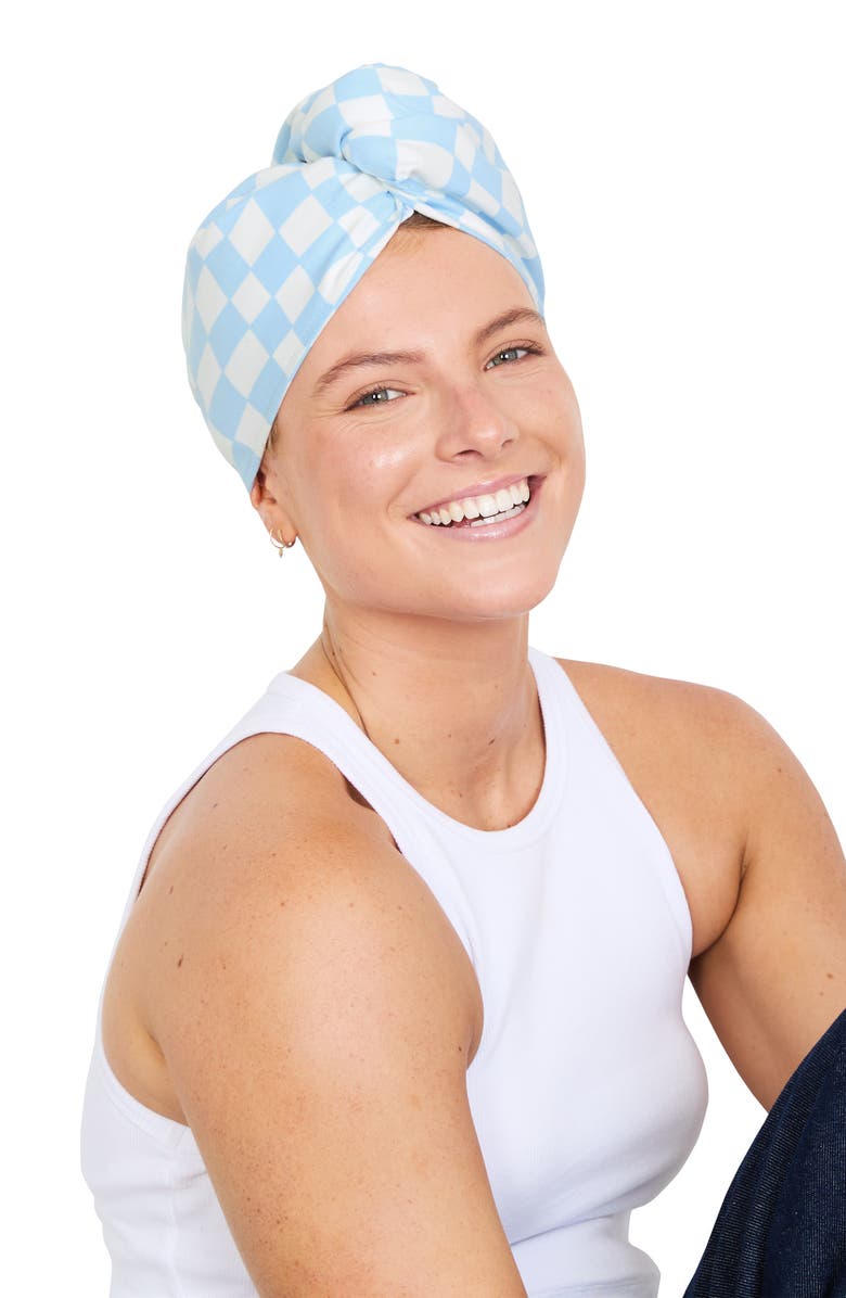 Dock & Bay Hair Wrap, Alternate, color, Surf Check