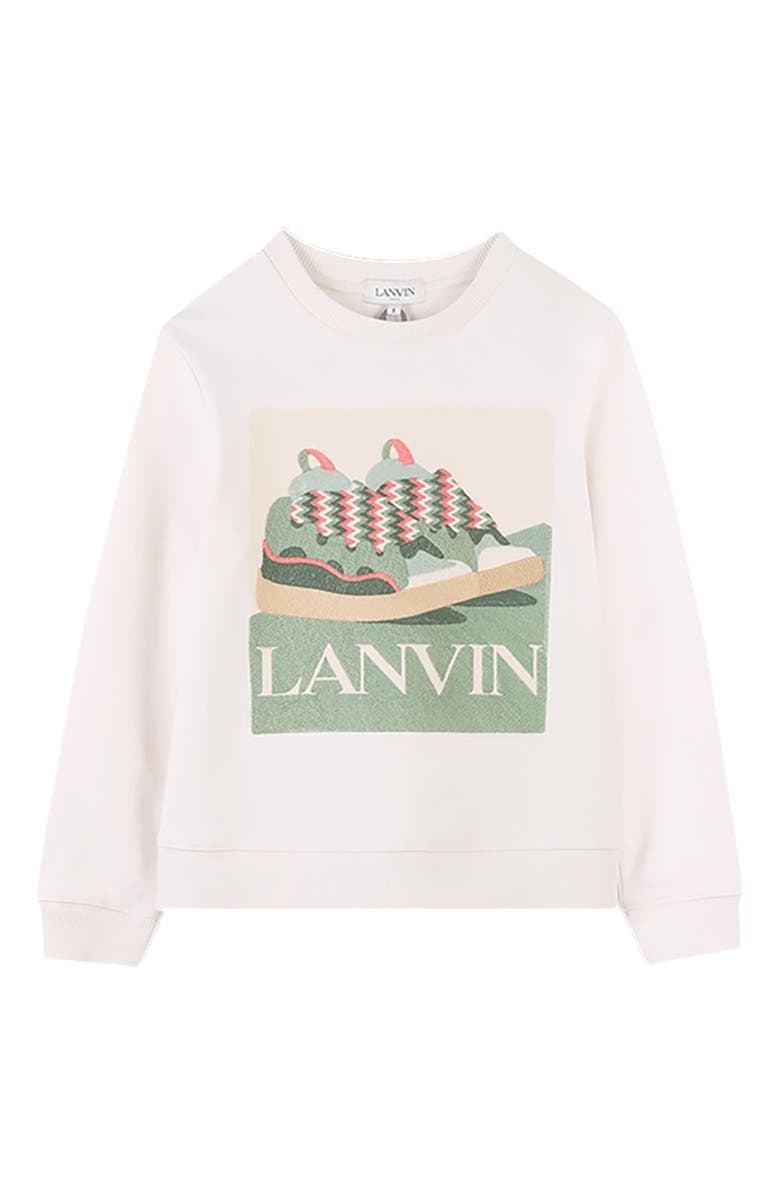 Lanvin KIDS FLEECE SWEATSHIRT, Alternate, color,