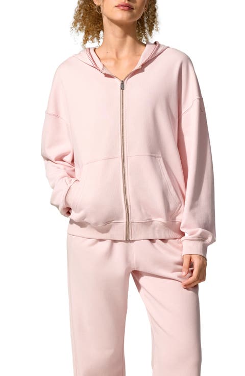 SILKERRY Oversized Seamflow Verge Full-Length Front Zip Hoodie