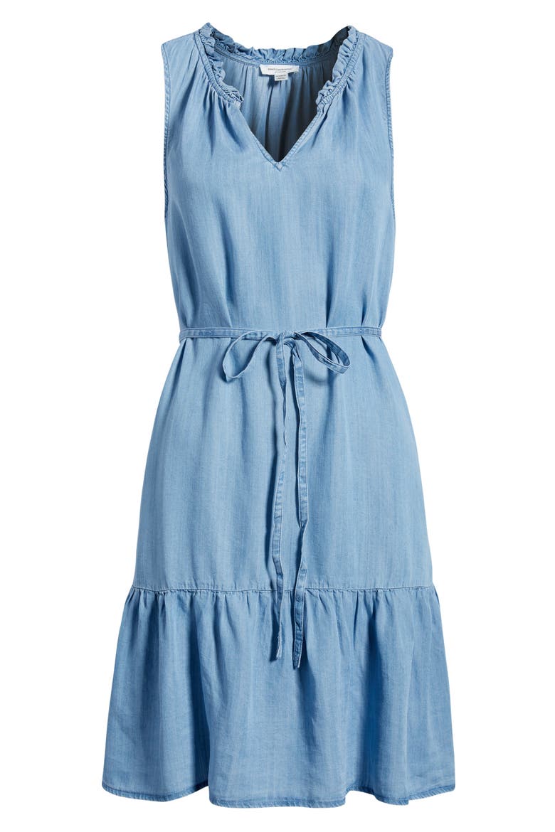 Zendaya Sleeveless Dress, Alternate, color, LIGHT WASH