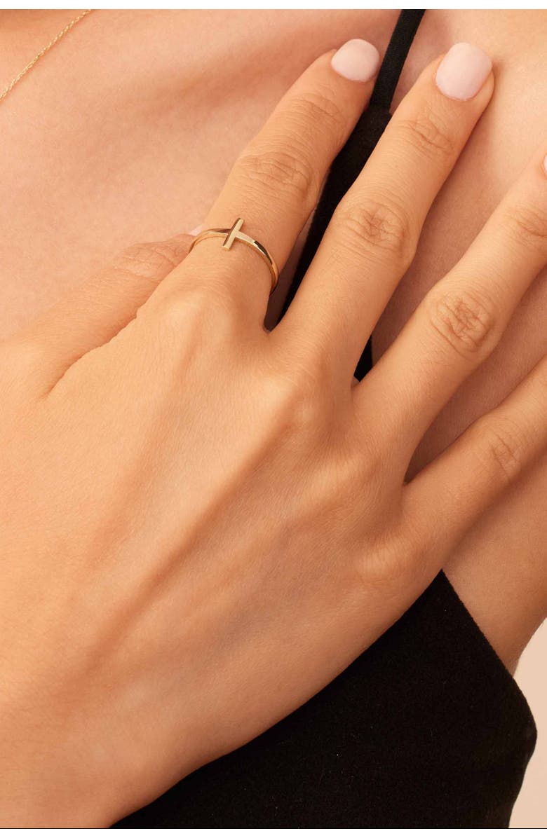 Oradina 10K Yellow Gold Vatican Ring, Alternate, color, Yellow Gold