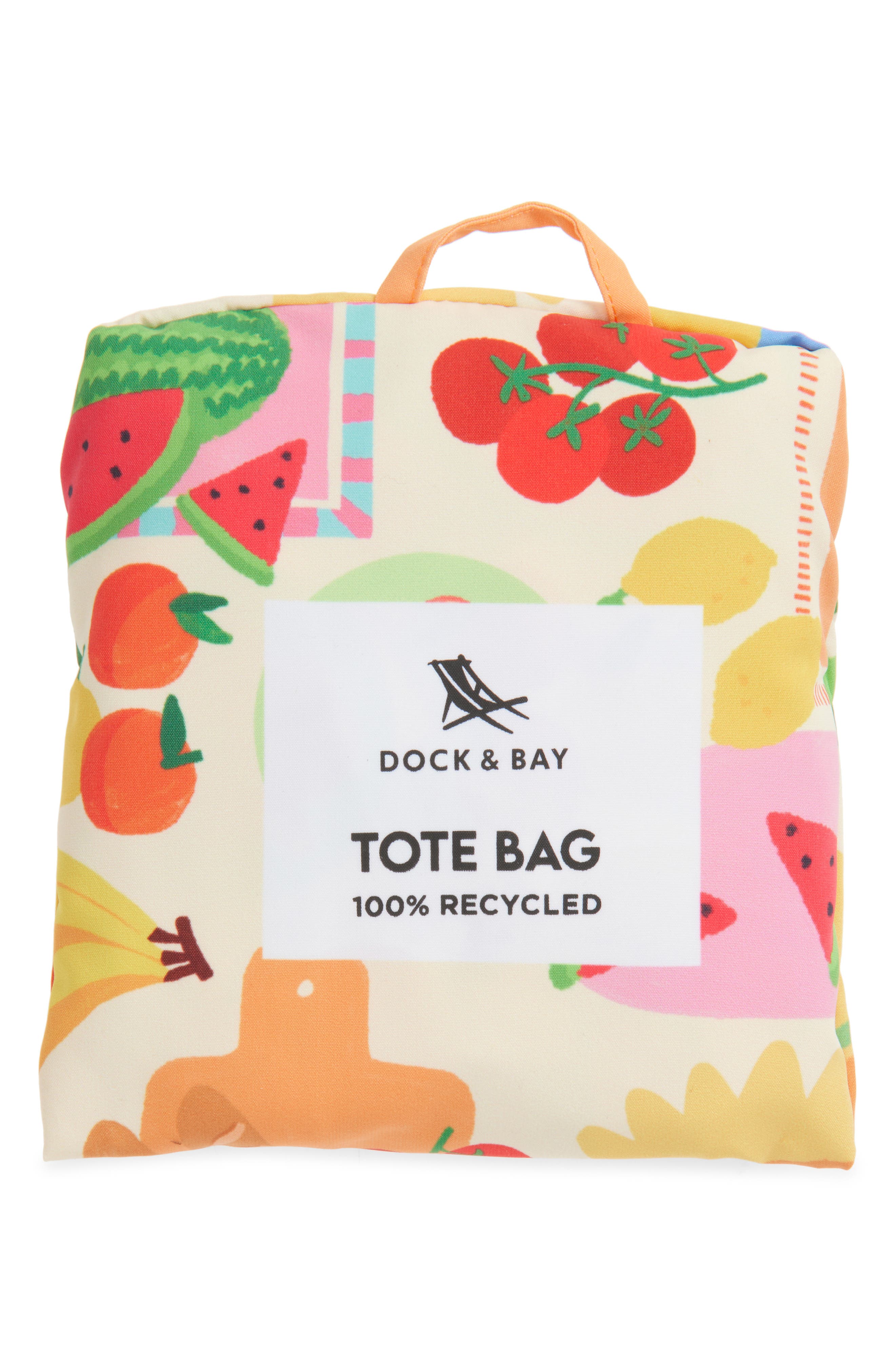 DOCK AND BAY Foldable Twill Tote, Alternate, color, Supper Club