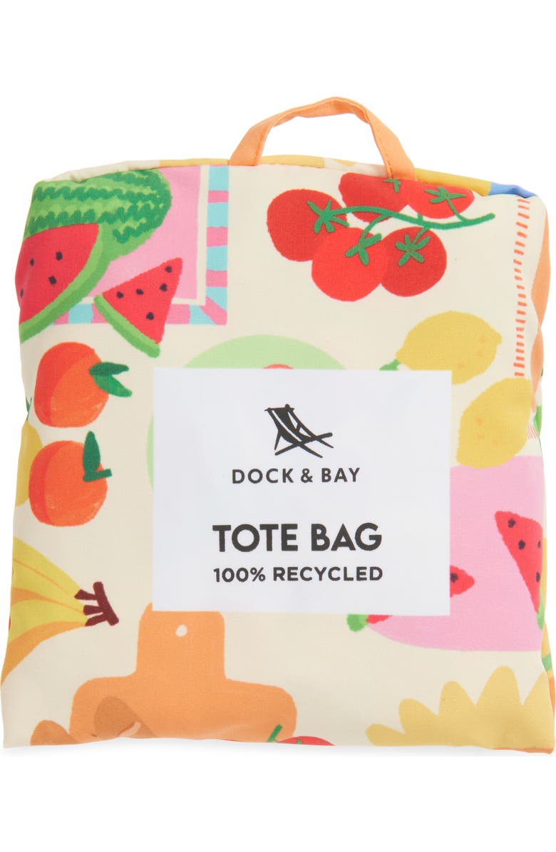 DOCK AND BAY Foldable Twill Tote, Alternate, color, Supper Club