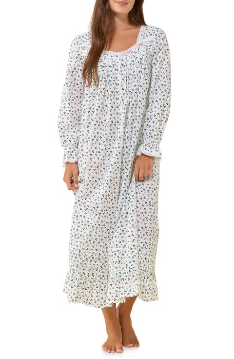 Lace Trim Ballet Nightgown