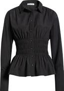 Princess Polly As You Are Shirred Button-Up Shirt