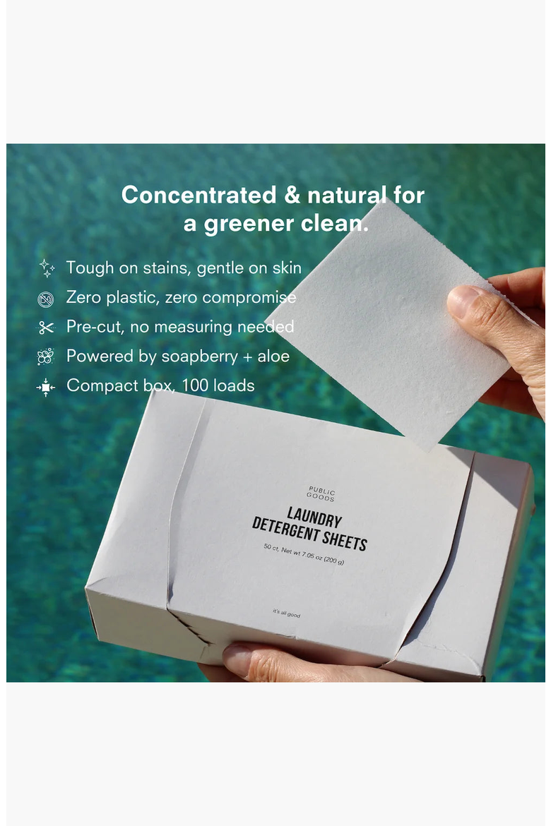 Laundry Detergent Sheets, Alternate, color, Fragrance Free