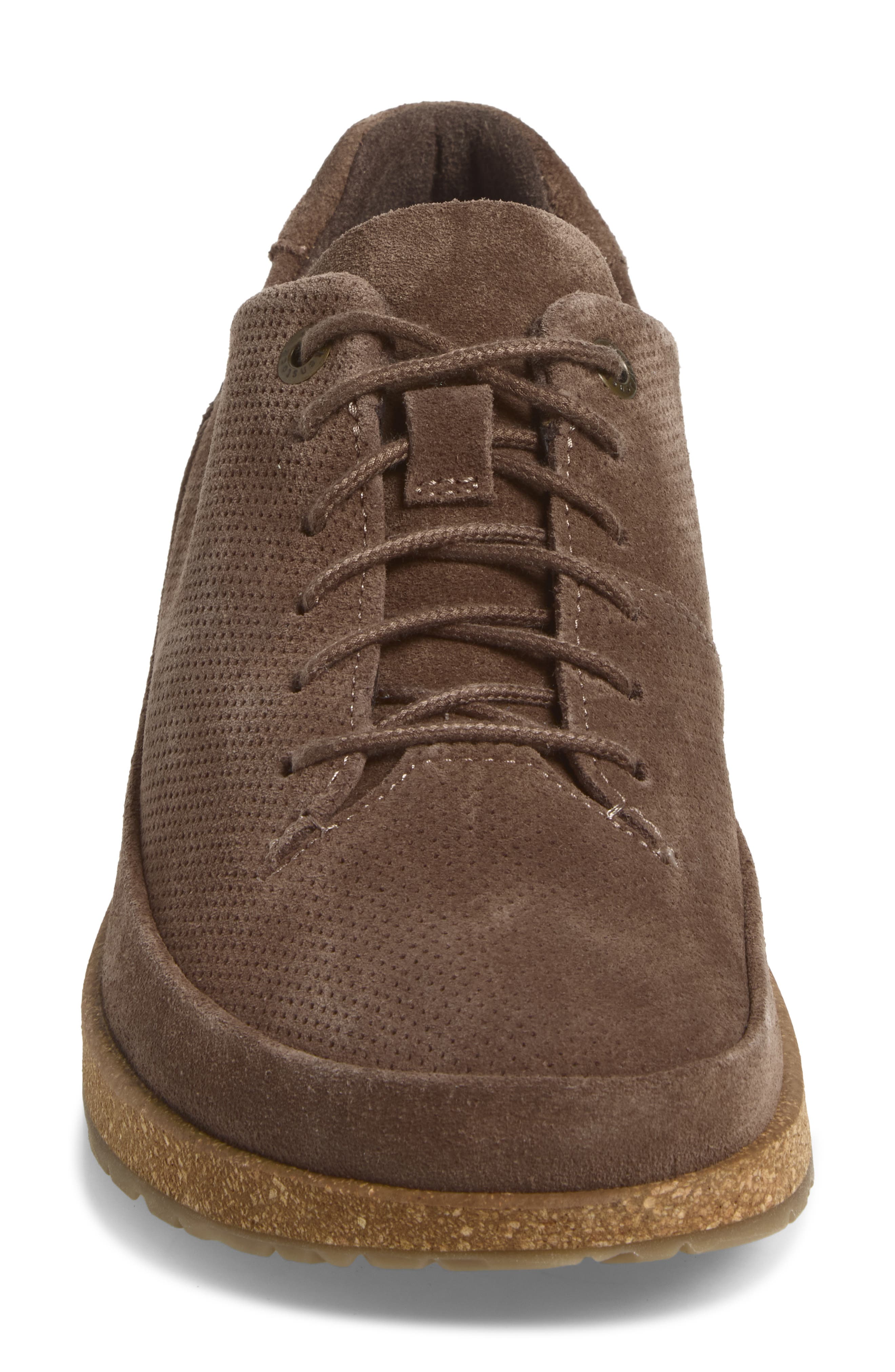 Honnef Embossed Suede Sneaker, Alternate, color, GRAY TAUPE