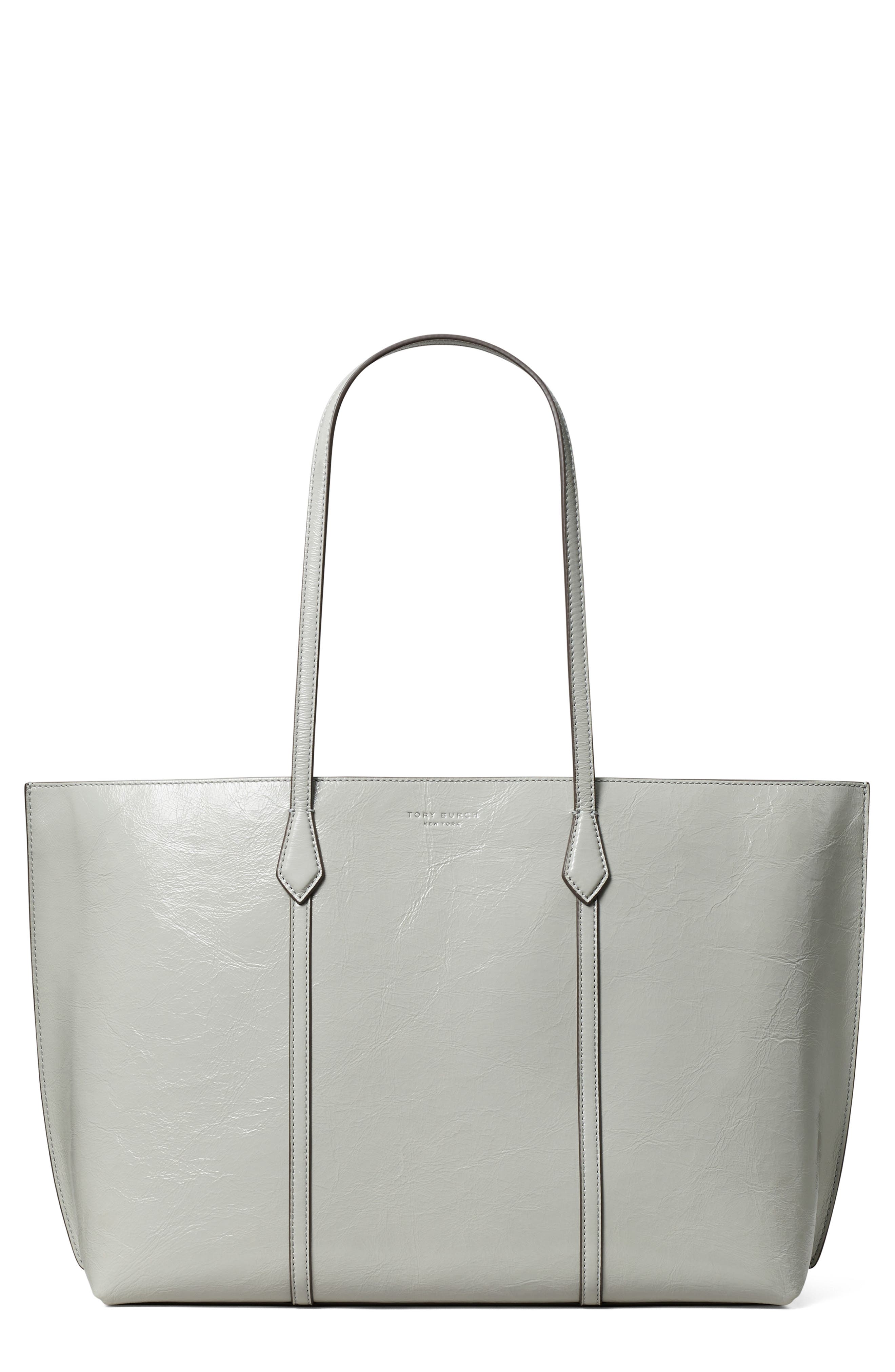 Tory Burch Perry Distressed Leather Tote, Main, color, 