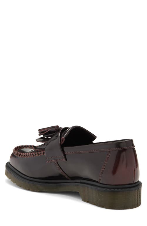 Dr. Martens' Dr. Martens Adrian Loafer In Cherry Red Arcadia