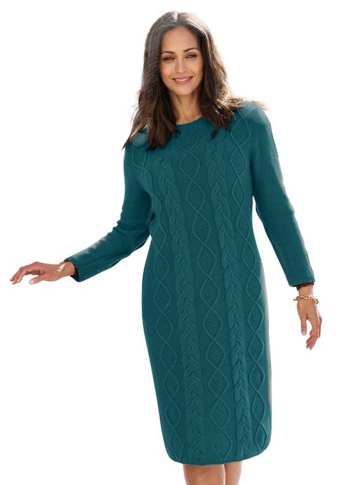 Cable Sweater Dress