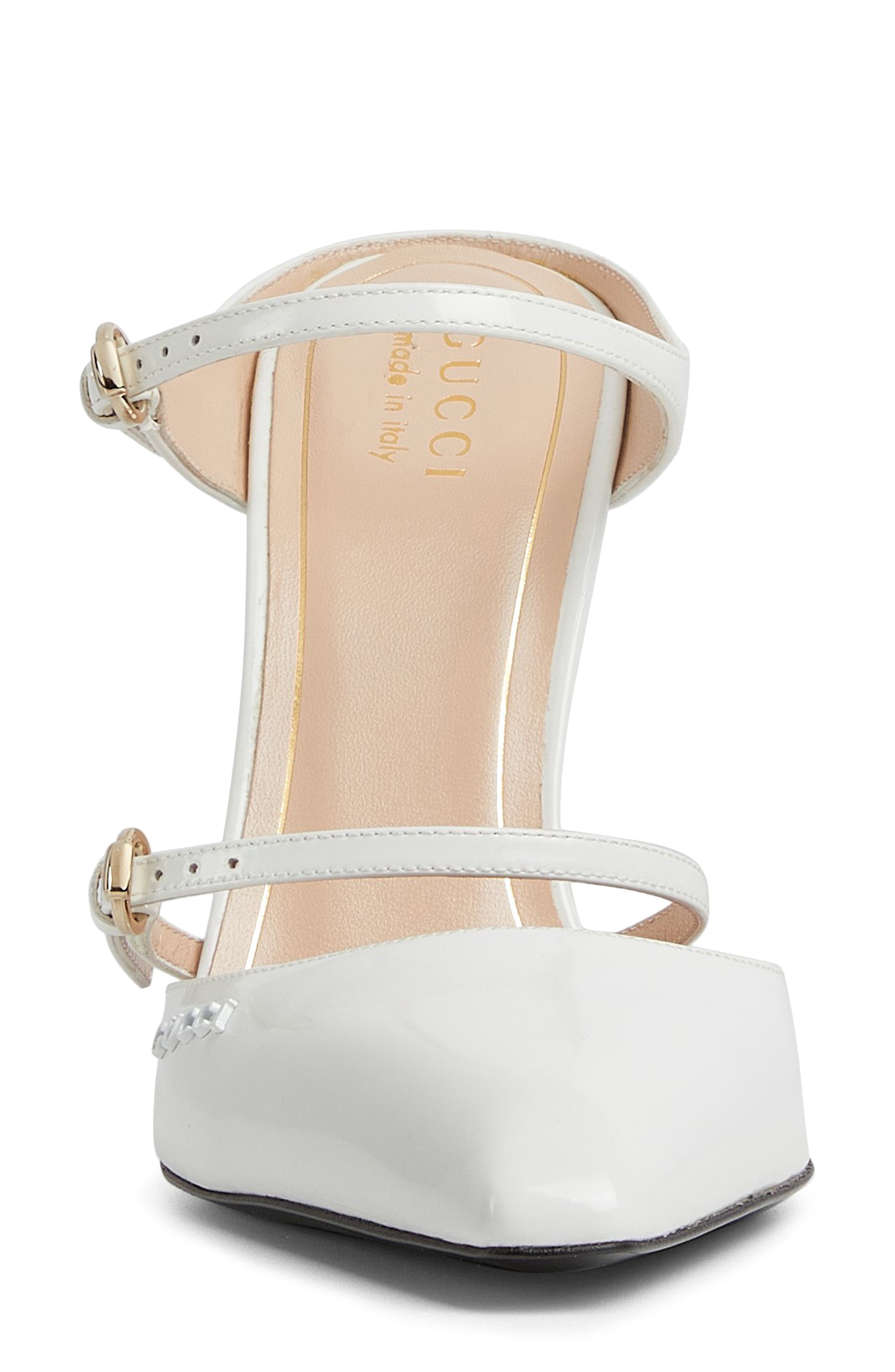 Gucci Christy Pointed Toe Wedge Mule, Alternate, color, 