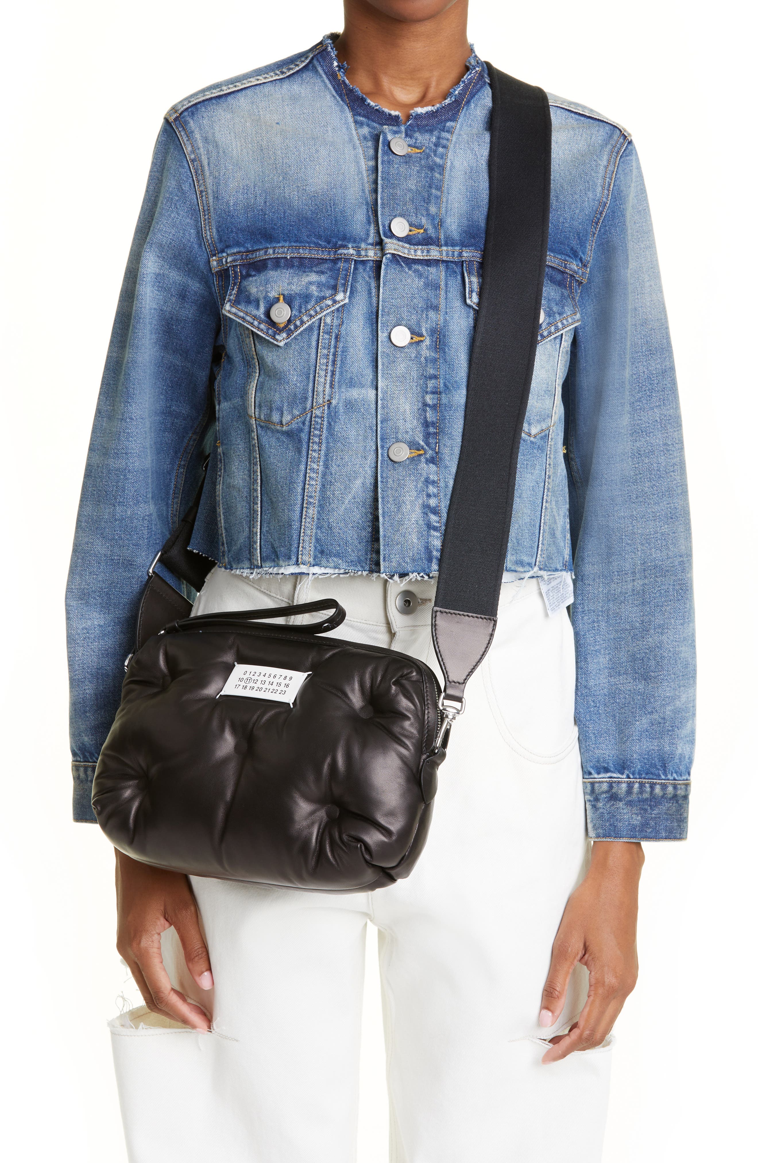 Maison Margiela Glam Slam Leather Crossbody Bag, Alternate, color, 